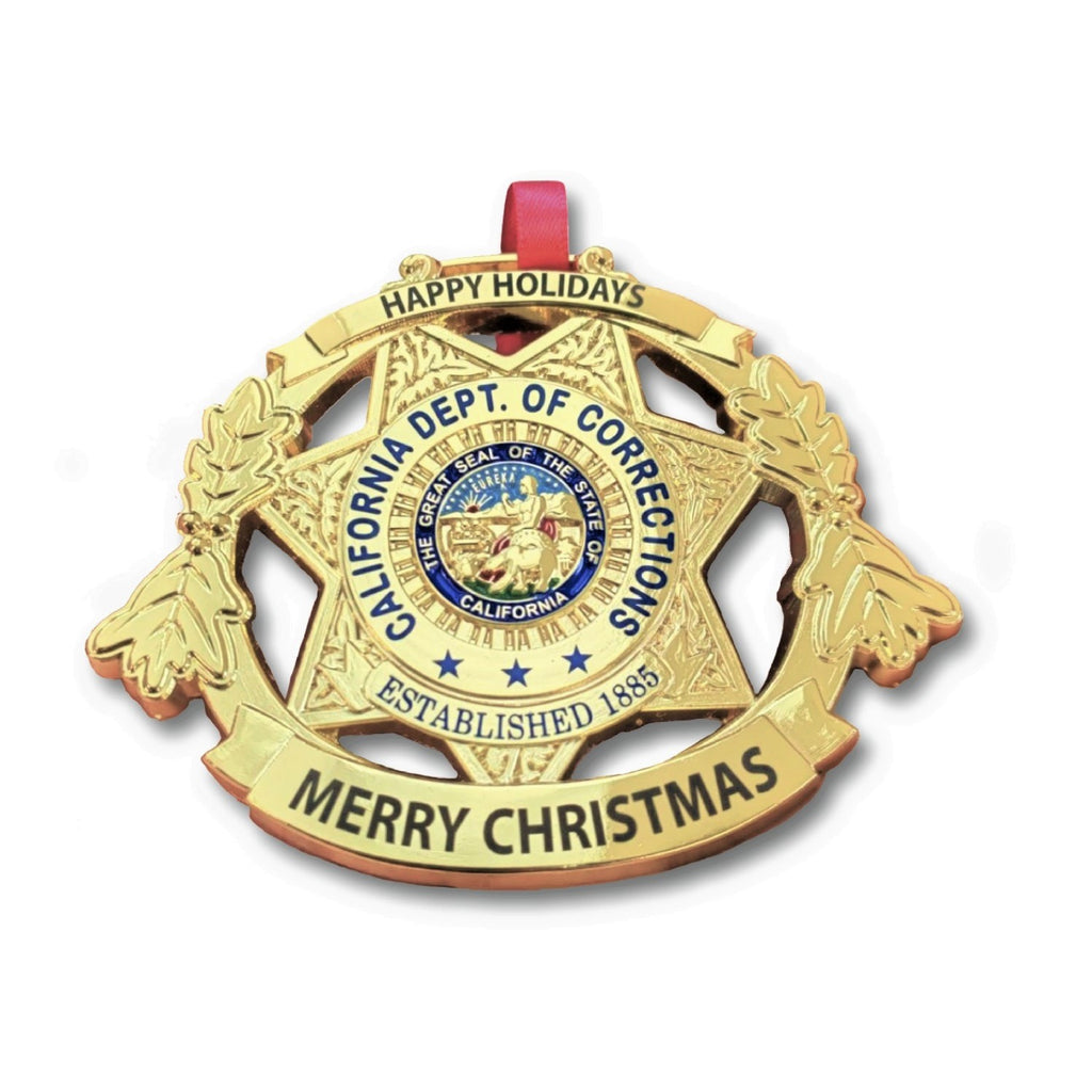 CDC Badge Ornament Custom Pins & Buckles