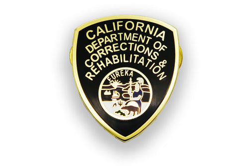 CLICK PICTURE TO BUY IN BULK <BR> <BR>CDCR Arm Patch Lapel Pin