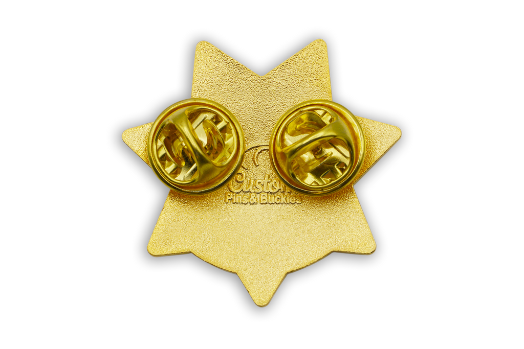 Gold Star Enamel Pin