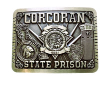 PRE-SALE DISCOUNT <br> CORCORAN STATE PRISON <BR> Belt Buckle <br> Antique Brass