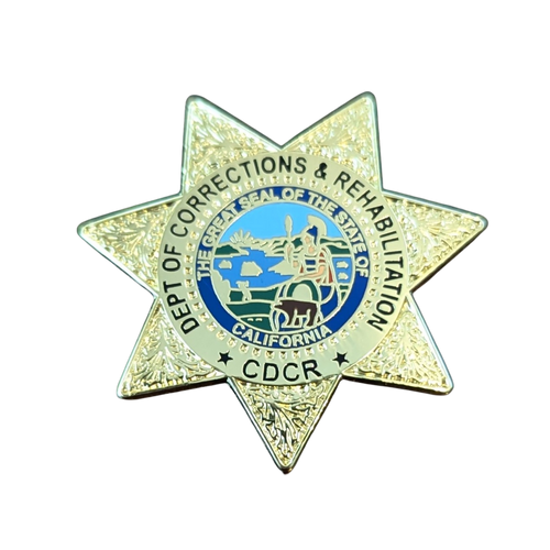 NEW for 2024 <br> CDCR Badge <br> Lapel Pin <br> No Banner