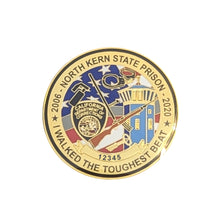 CUSTOM CDC RETIRED  <BR> ALL INSTITUTIONS <br> Correctional Officer <br> Challenge Coin