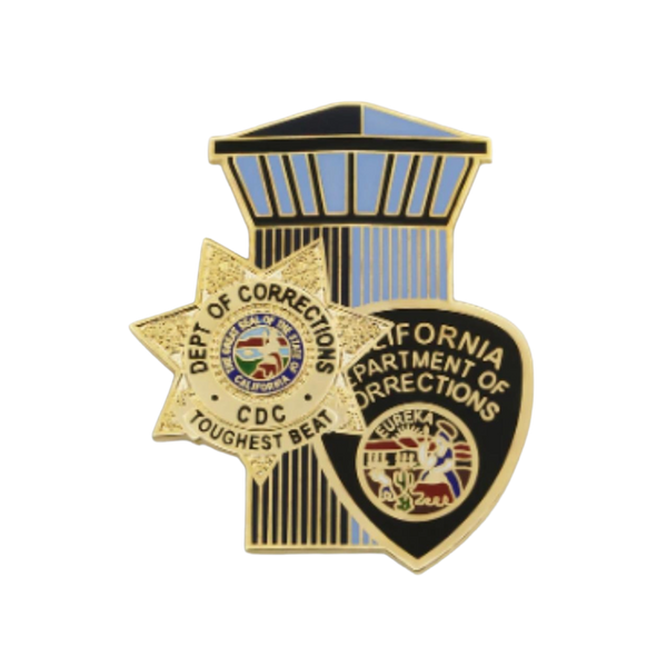 CDC Badge, Patch, Tower <br> Combo Lapel Pin