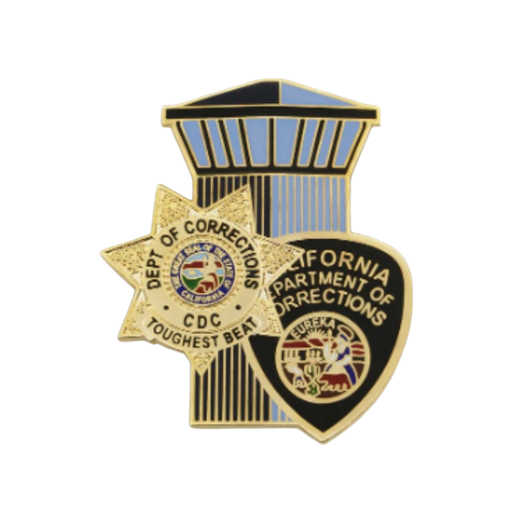 CDC Badge, Patch, Tower <br> Combo Lapel Pin