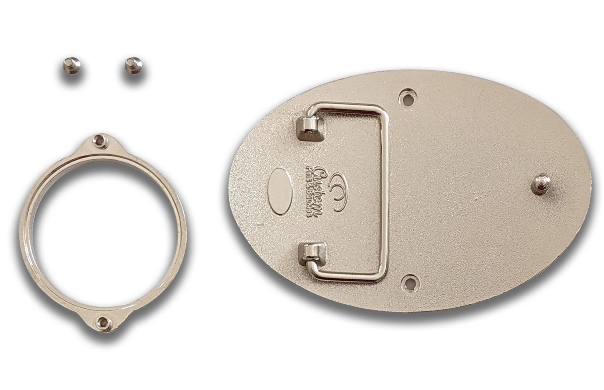 2 INCH Coin Holder Gold and Nickel Belt Buckle – Custom Pins & Buckles