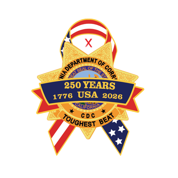 PRE-SALE til June 20th <br>CDC - USA 250th Anniversary <br> Lapel Pin