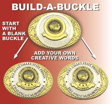 CUSTOM ORDER <br> CDC/CDCR NON-CUSTODY <BR> BUILD-A-BUCKLE