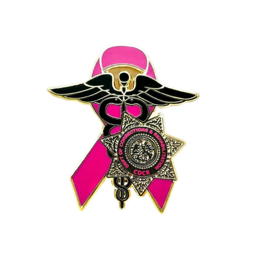 Pink Ribbon Series <br> CDCR Medical <br> Lapel Pin #4