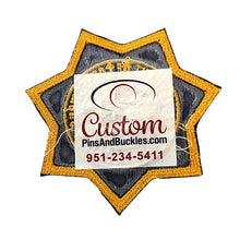 New for 2024 <br> US Veteran/Captain<br> CDCR Badge Patch <br> Iron-On