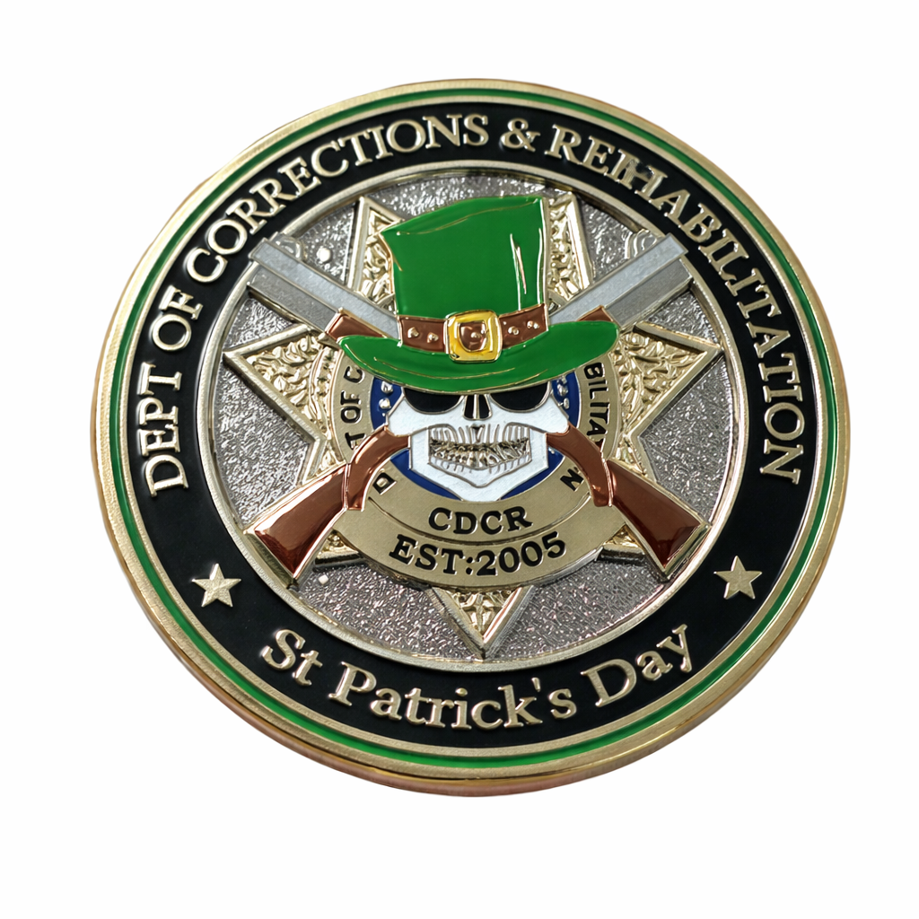 PRE-SALE <br> CDCR St. Patrick's Day <br> Challenge Coin