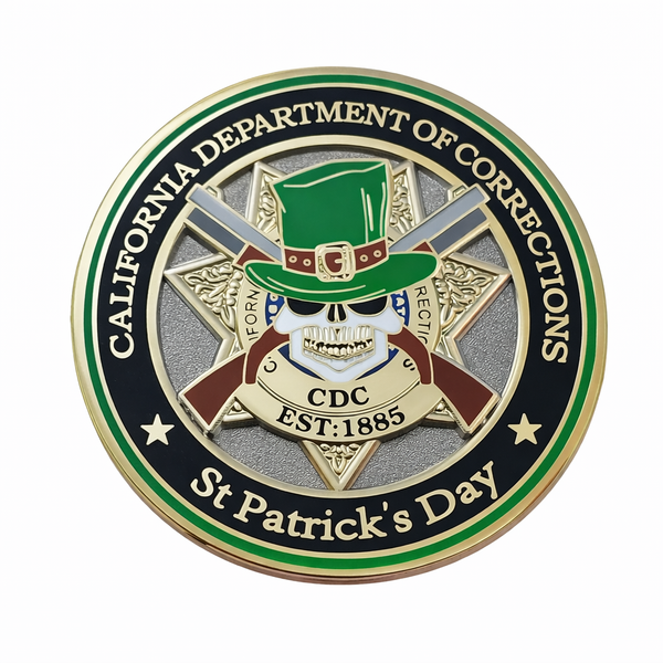 ON SALE til 3/31 <br> CDC St. Patrick's Day <br> Challenge Coin