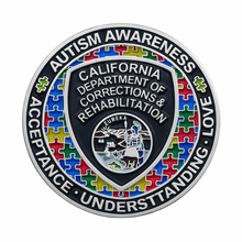 CDCR <br>Autism Awareness <br> Challenge Coin
