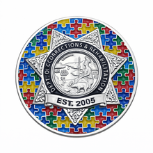 CDCR <br>Autism Awareness <br> Challenge Coin