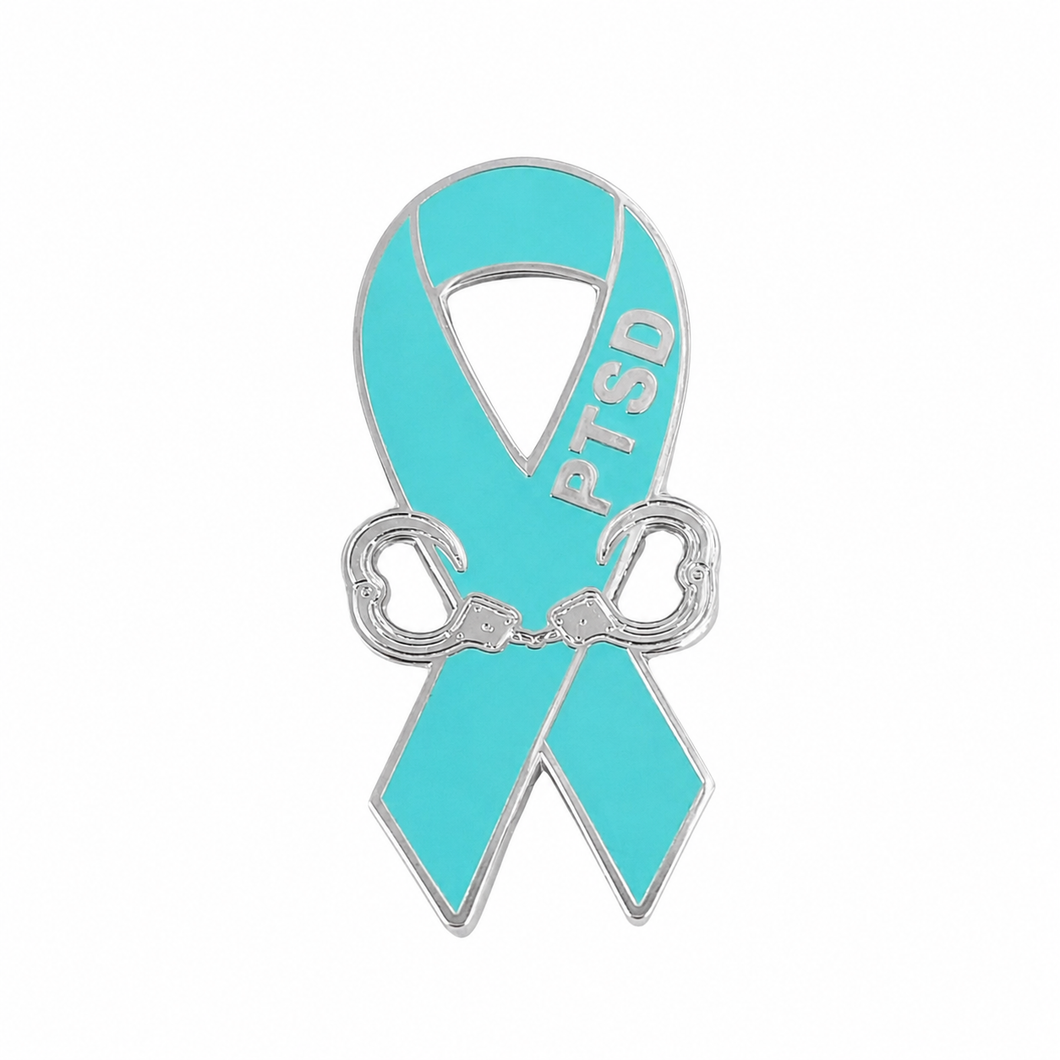 PTSD Ribbon <br> Lapel Pin <br> JUNE is PTSD Awareness Month
