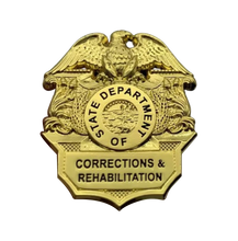 NEW in 2024 <br> CDCR Hat Badge <br> Lapel Pin