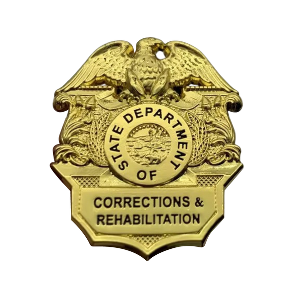 NEW in 2024 <br> CDCR Hat Badge Pin <br> Lapel Pin