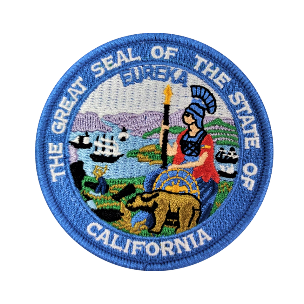 NON-CUSTODY <br> Blue Ribbon <br> Calif State Seal Patch