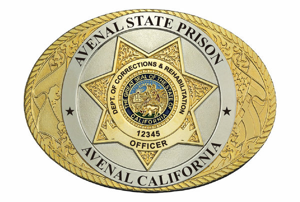 CUSTOM ORDER <br> Find Your CDCR <br> Institution Buckle!