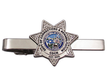 SILVER <br> CDCR Badge <br> Tie Clip