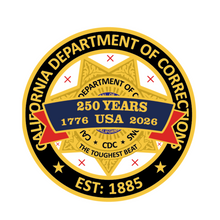 PRE-SALE til June 30th <br> CDC/CDCR  USA 250th Annivsary<br> Challenge Coin