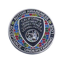 CDCR <br>Autism Awareness <br> Challenge Coin