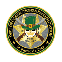 PRE-SALE <br> CDCR St. Patrick's Day <br> Challenge Coin