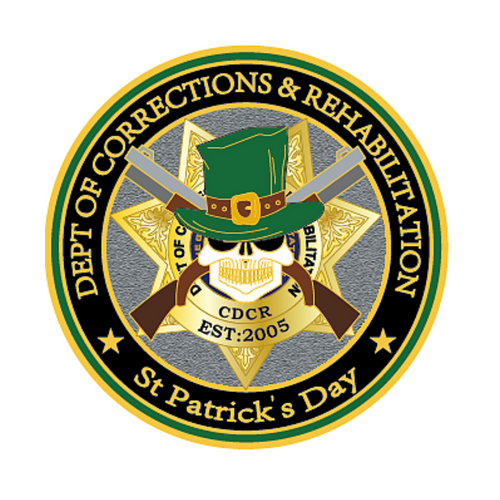 PRE-SALE <br> CDCR St. Patrick's Day <br> Challenge Coin