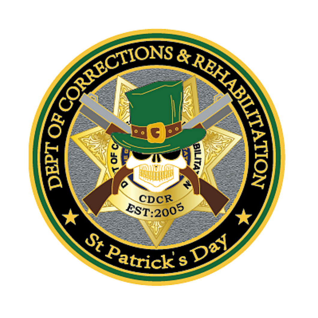 PRE-SALE <br> CDCR St. Patrick's Day <br> Challenge Coin