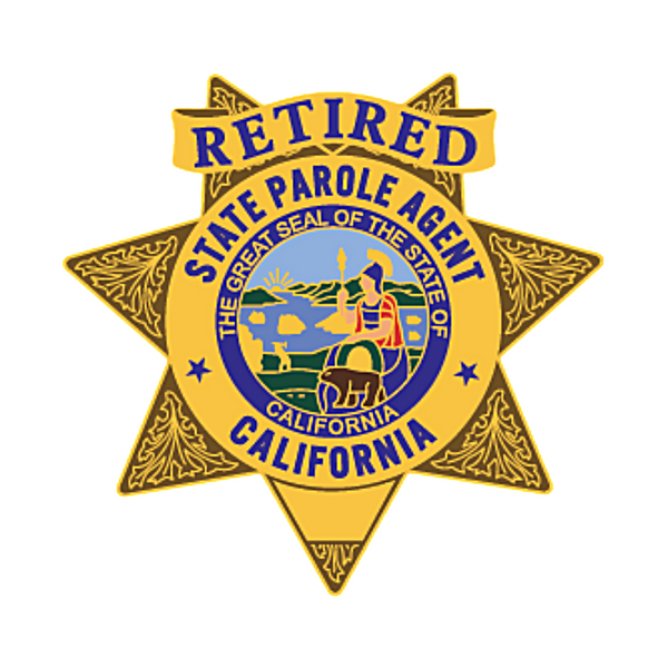 PRE-SALE <BR> RETIRED <BR> CDCR Parole Badge <br> Lapel Pin
