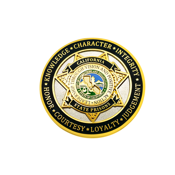 PRE-SALE 40% OFF<br> CDCR Toughest Beat <br> Challenge Coin