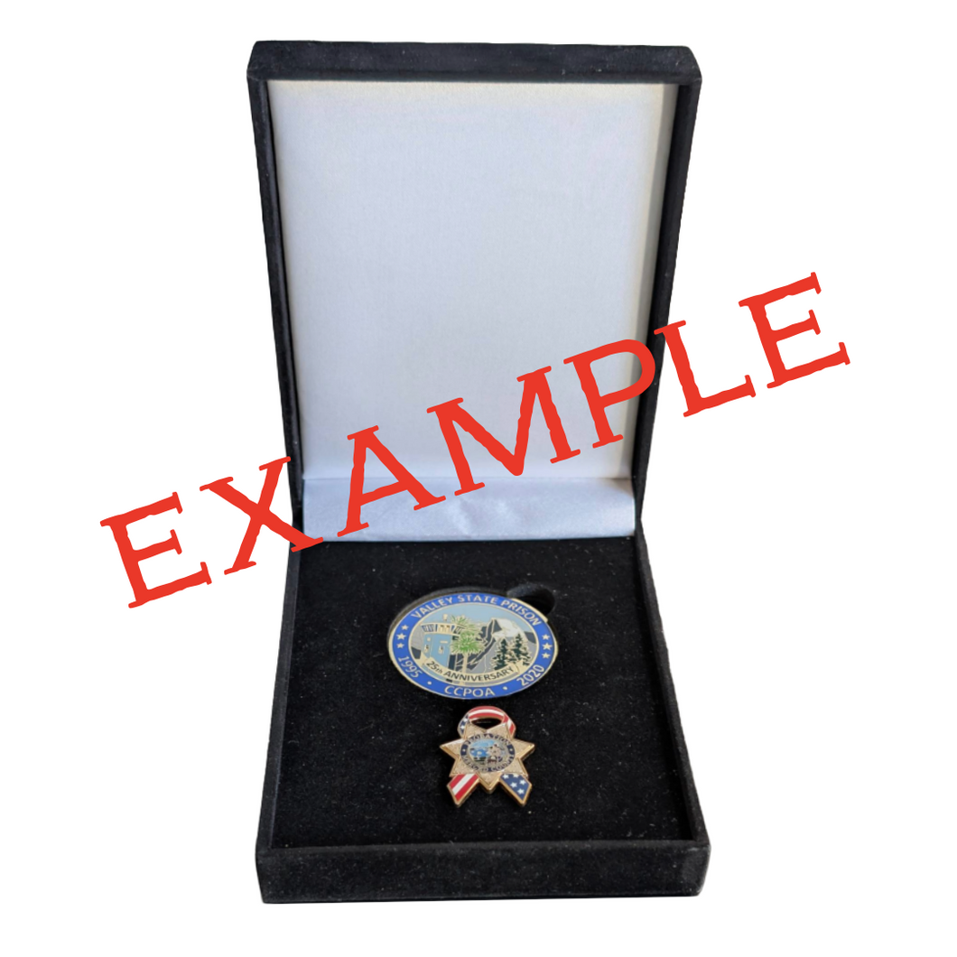 Challenge Coin & Lapel Pin Display Box <br> 1.75 in Coin