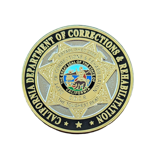 CDCR Toughest Beat <br> Challenge Coin