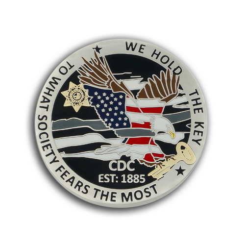 CDC Old School <br> Challenge Coin <br> THE EAGLE