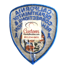 CDCR SHIELD <br> Blue Ribbon <br> Arm Patch