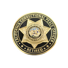 CUSTOM RETIRED <BR> CORCORAN STATE PRISON <br> Correctional Officer <br> Challenge Coin