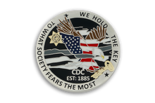 6th in <br> CDC Old School <br> Challenge Coin Series <br> THE EAGLE