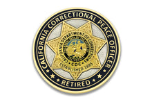 CDC RETIRED <br> Correctional Officer <br> Challenge Coin