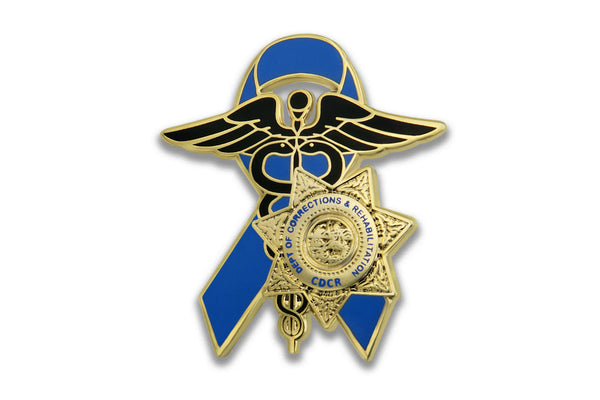 Blue Ribbon Series <br> CDCR Medical Lapel Pin #4