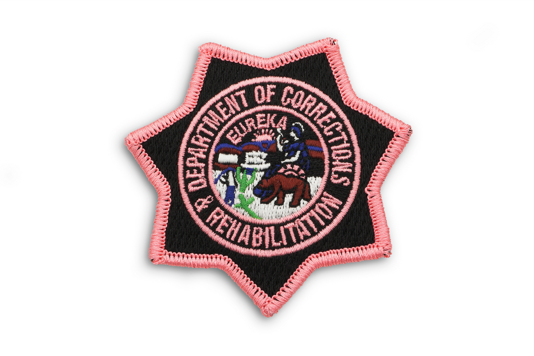 Star Of Life Pink Patch, Medical Profession Patches