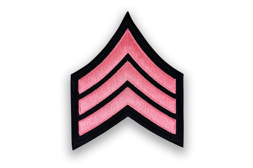 Pink Ribbon <br> Chevron Patch