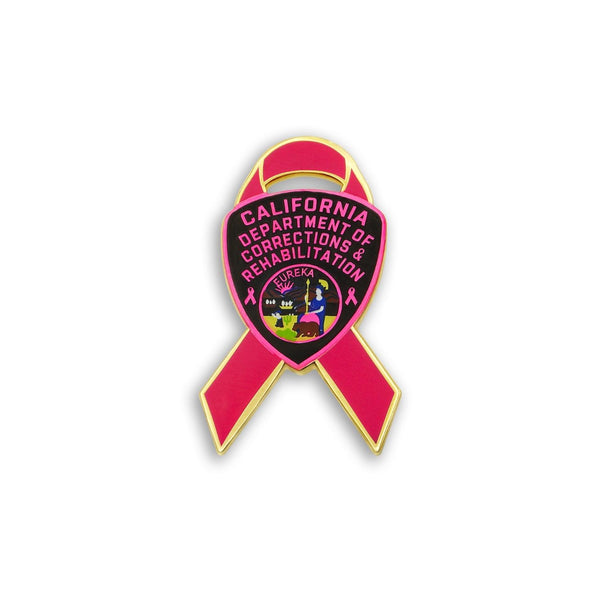 Pink Ribbon Series <br> CDCR Arm Patch <br> Lapel Pin #1