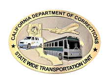 CUSTOM ORDER <br> CDC/CDCR Transportation Unit <br> Belt Buckle